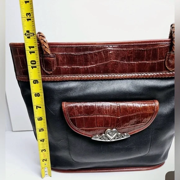 Brighton Black and Brown Tote Bag - Picture 16 of 16